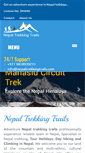 Mobile Screenshot of nepaltrekkingtrails.com